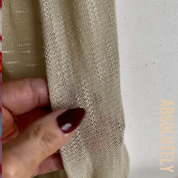 Chic Cream Open Front Cardigan - Picture 4 of 9